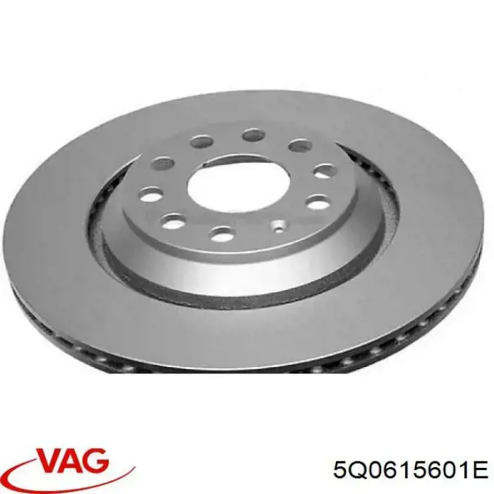 5Q0615601E VAG диск тормозной задний