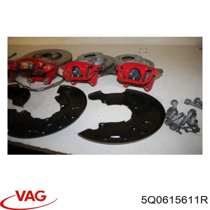 Купить 5Q0615611J VAG Защита тормозного диска заднего, левая