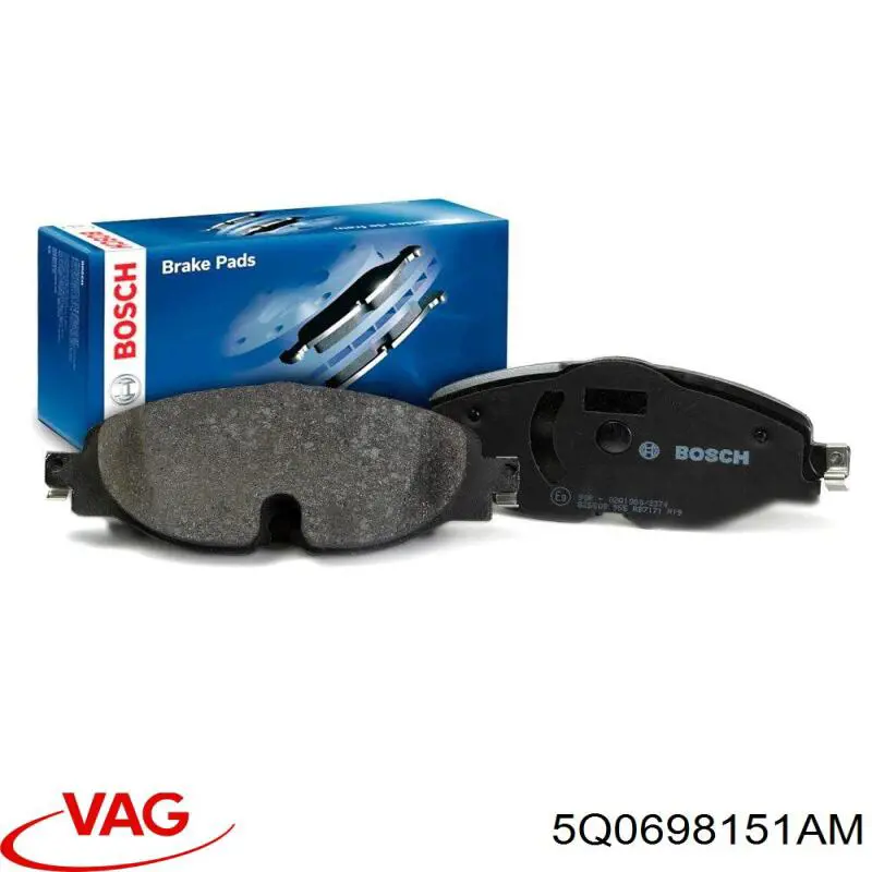 Купить 5Q0698151AM VAG Колодки тормозные