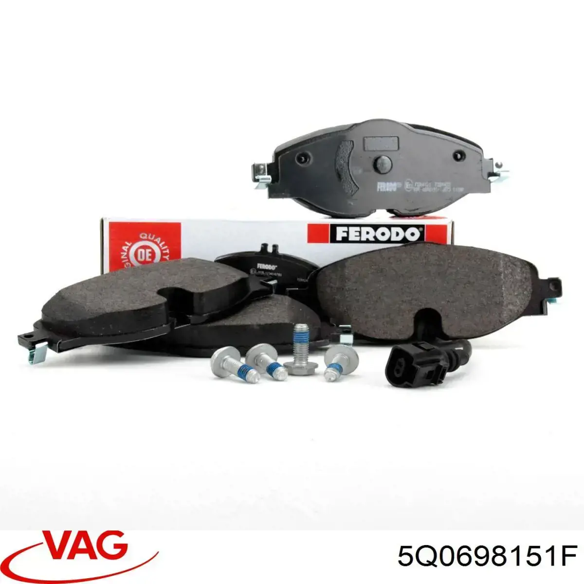 Купить 5Q0698151F VAG Колодки тормозные