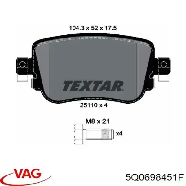 5Q0698451F VAG/Skoda