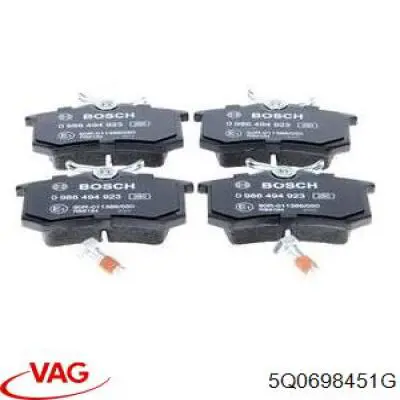 Колодки дисковые  VAG 5Q0698451G цена, от 13.81 USD