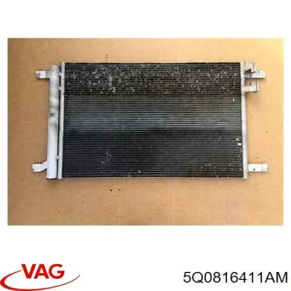 5Q0816411AM VAG radiador de aparelho de ar condicionado