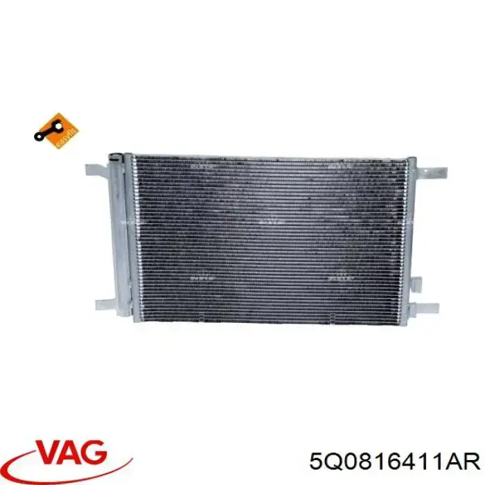 Radiador de aparelho de ar condicionado 5Q0816411AR VAG