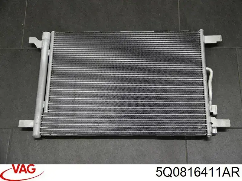 Radiador de aparelho de ar condicionado 5Q0816411AR VAG