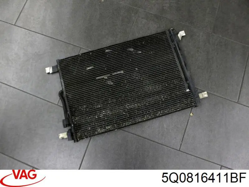5Q0816411BF VAG radiador de aparelho de ar condicionado