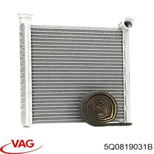 Радиатор печки (отопителя) VAG 5Q0819031B