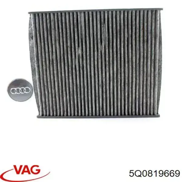 Filtro de salão VAG 5Q0819669 preço, a partir de 21,01 USD