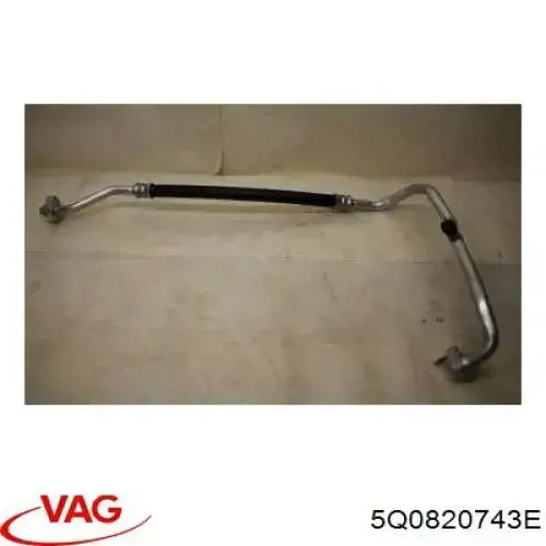 Купить 5Q0820743E VAG Шланг кондиционера, от испарителя к компрессору