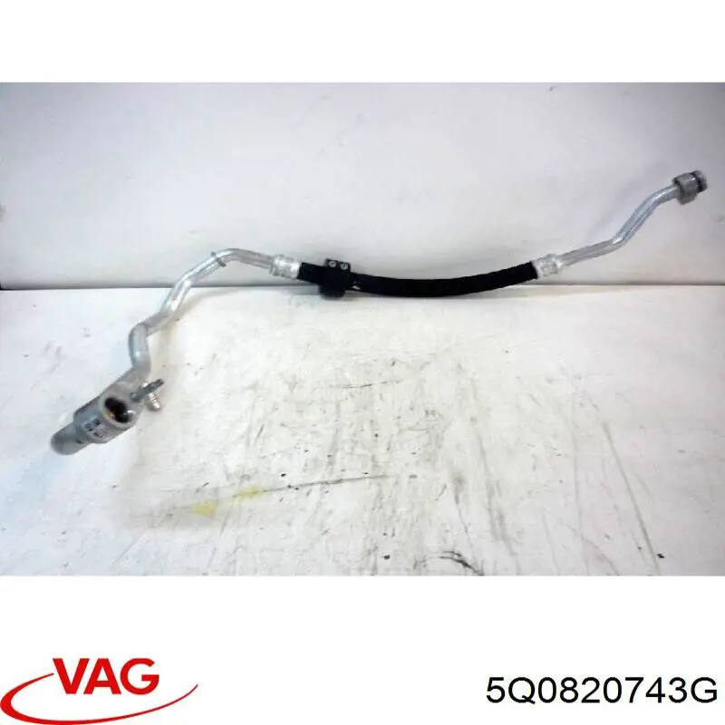 5Q0820743G VAG mangueira de aparelho de ar condicionado, desde o vaporizador até o compressor