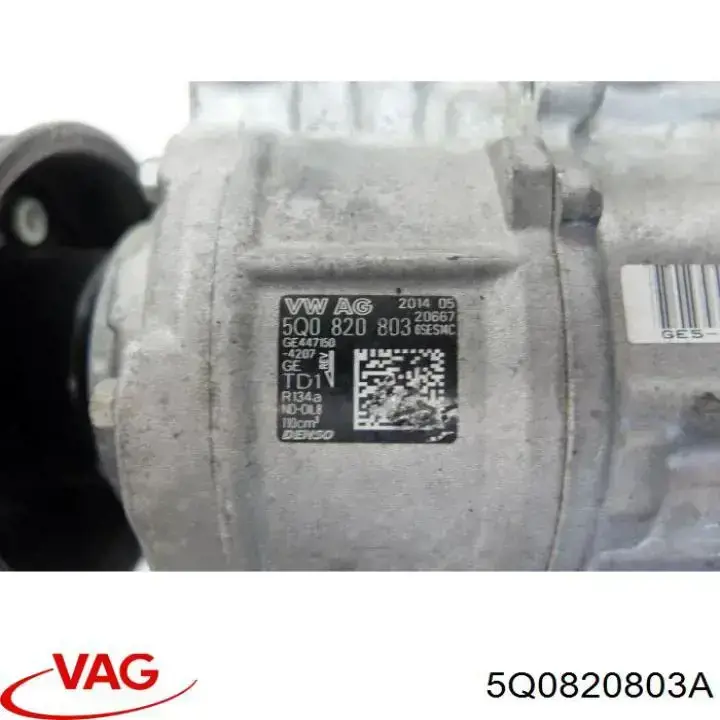 Компрессор системы кондиционирования VAG 5Q0820803A цена, от 160.84 USD