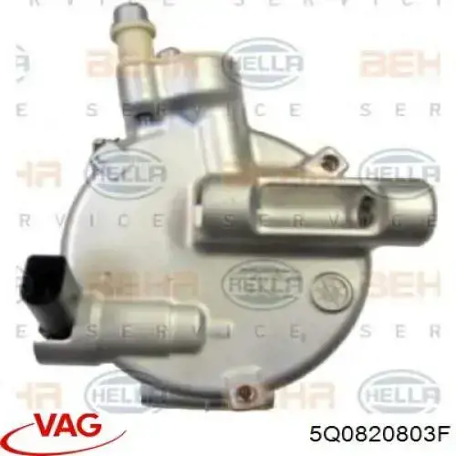 Компрессор системы кондиционирования VAG 5Q0820803F цена, от 129.80 USD