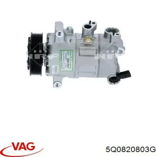 5Q0820803G VAG compressor de aparelho de ar condicionado