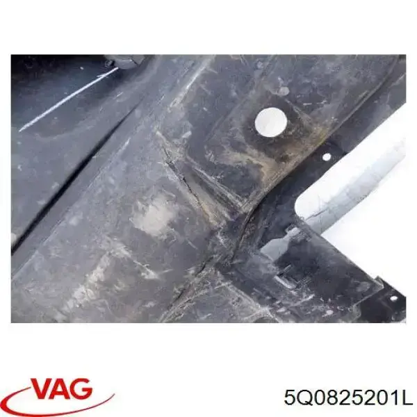 Защита днища левая 5Q0825201D VAG