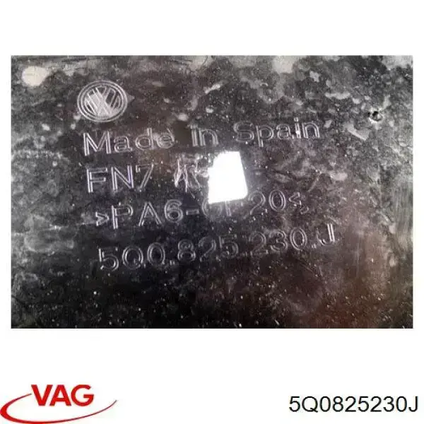 Защита днища, средняя часть VAG 5Q0825230J цена, от 6.35 USD