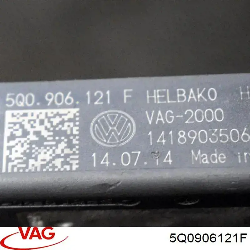 5Q0906121F VAG módulo de direção (centralina eletrônica da bomba de combustível)