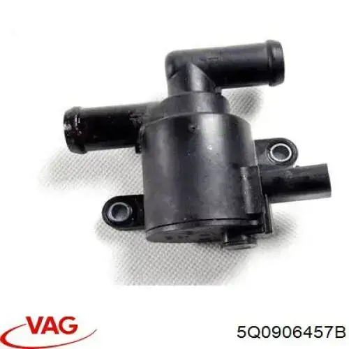 5Q0906457B VAG válvula de regulação do fluido de esfriamento