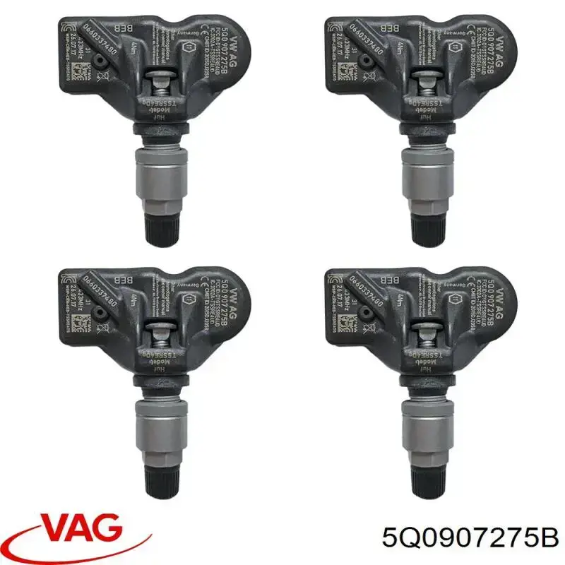 Compre 5Q0907275B VAG Sensor de pressão de ar nos pneus