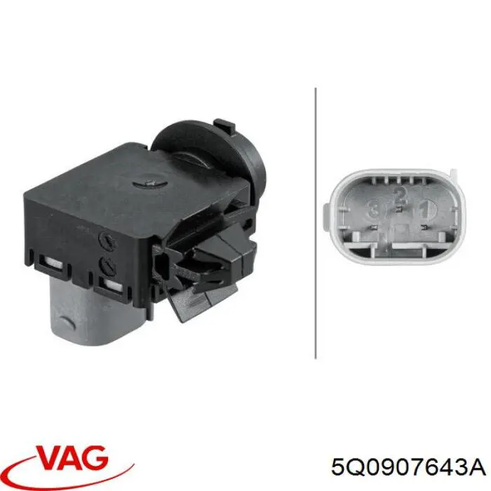 Датчик загрязнения воздуха VAG 5Q0907659 цена, от 9.50 USD