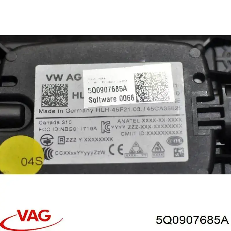 Датчик контроля мертвой зоны задний 5Q0907685A VAG