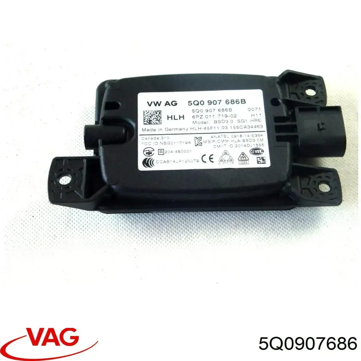 5Q0907686 VAG Датчик контроля мертвой зоны задний