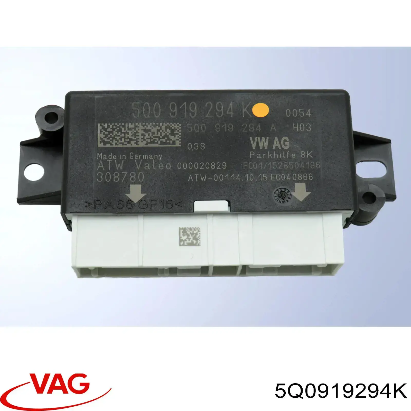 5Q0919294K VAG módulo de direção (centralina eletrônica de sensor de estacionamento)