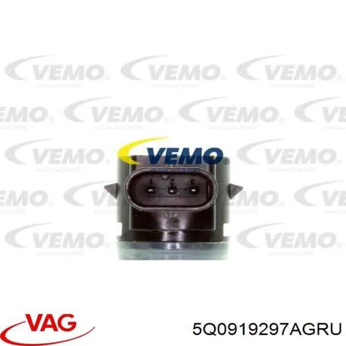 5Q0919297AGRU VAG sensor de sinalização de estacionamento (sensor de estacionamento dianteiro/traseiro lateral)