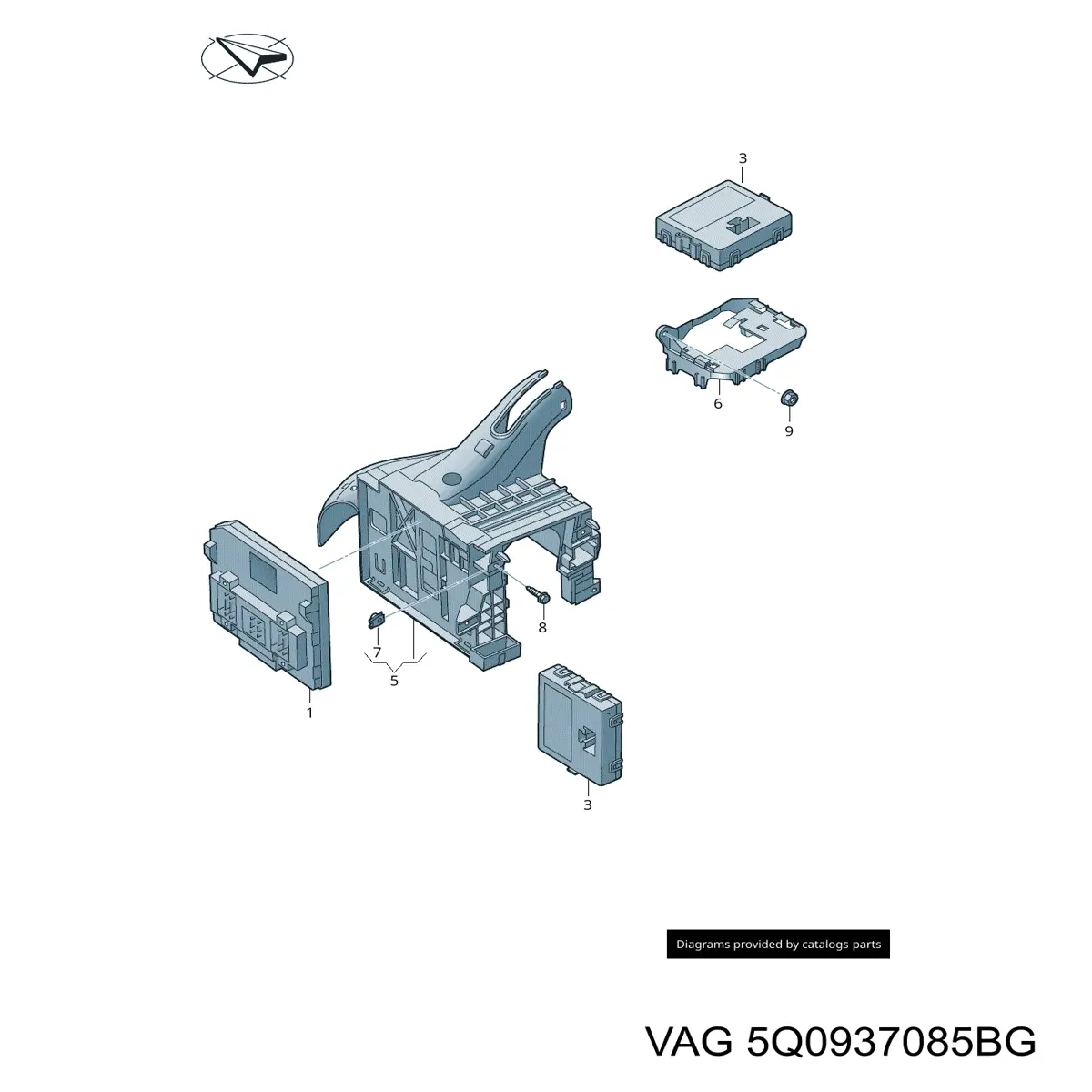 Купить 5Q0937085BG VAG 
