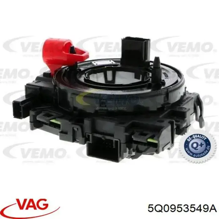 Купить 5Q0953549A VAG Шлейф Airbag