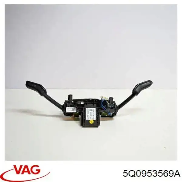 5Q0953569A VAG Anel AIRBAG de contato, cabo plano do volante