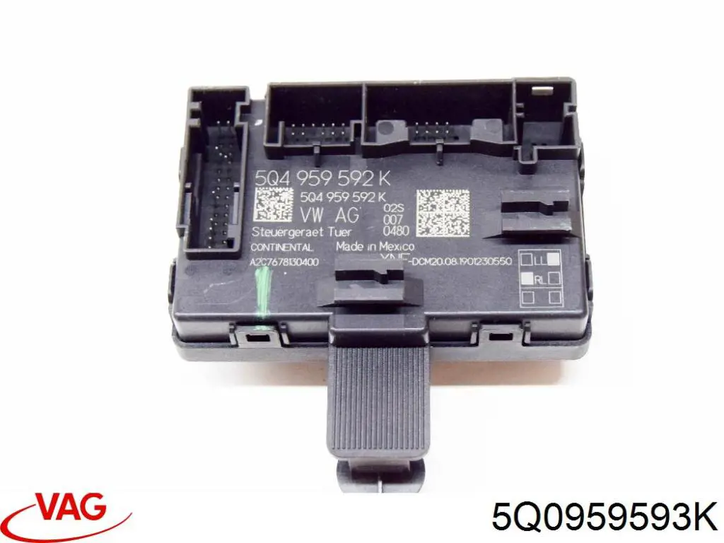 Купить 5Q0959593K VAG Блок комфорта передней двери