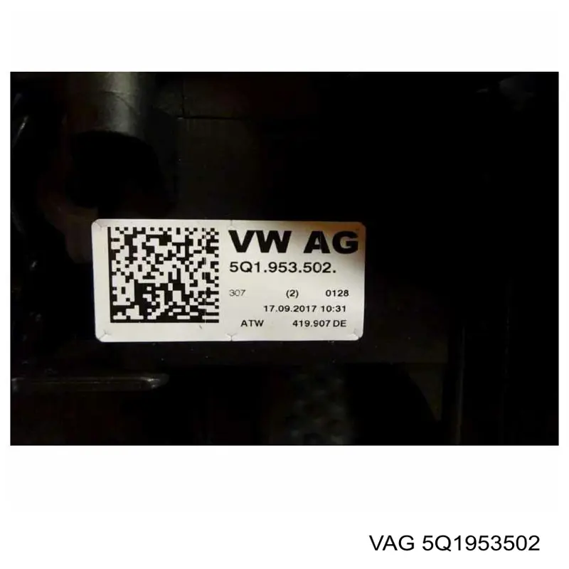 Comutador instalado na coluna da direção, montado para Volkswagen Jetta VII BU3, BU4