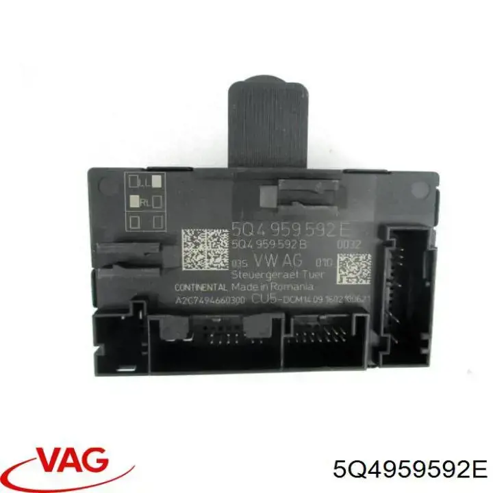 Блок комфорта передней двери VAG 5Q4959592EZ0H цена, от 19.00 USD