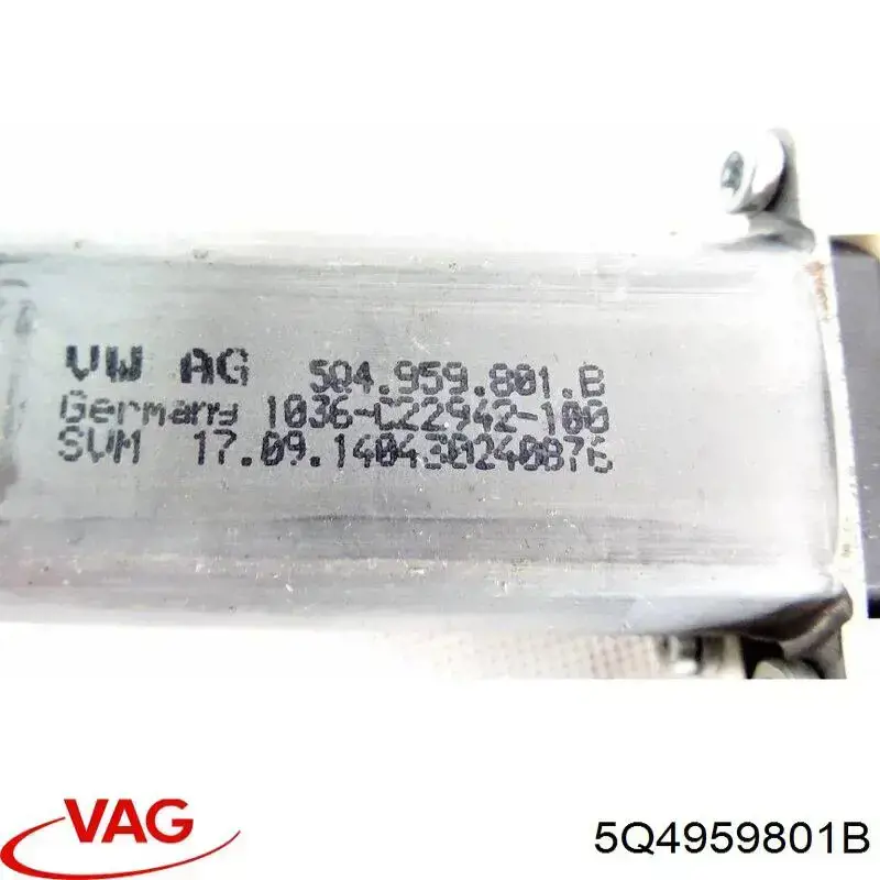 Купить 5Q4959801B VAG Мотор стеклоподъемника двери передней левой