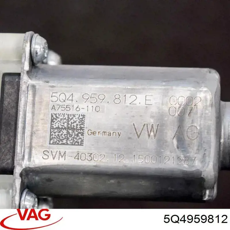 Купить 5Q4959812 VAG Мотор стеклоподъемника двери задней правой