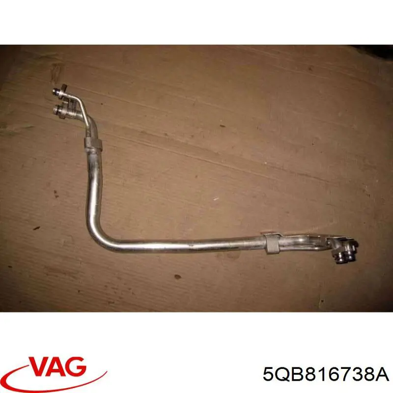 Шланг кондиционера, от радиатора к испарителю VAG 5QB816738A