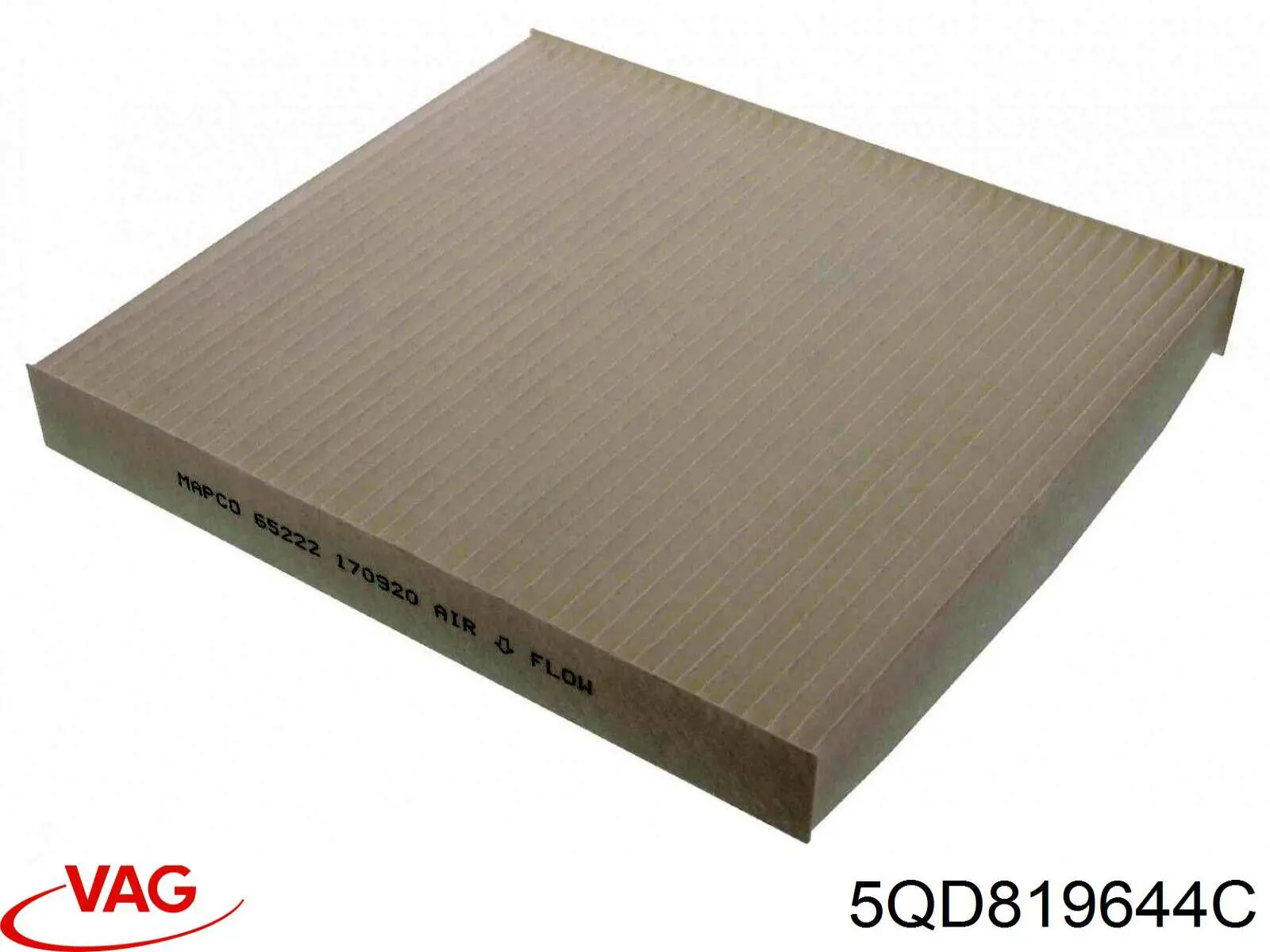Купить 5QD819644C VAG Фильтр салона угольный