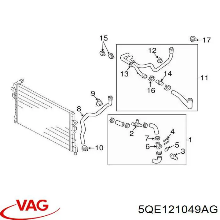 5QE121049AG VAG 