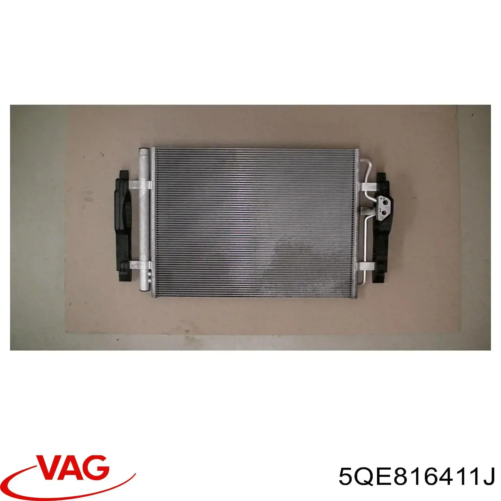 5QE816411J VAG radiador de aparelho de ar condicionado