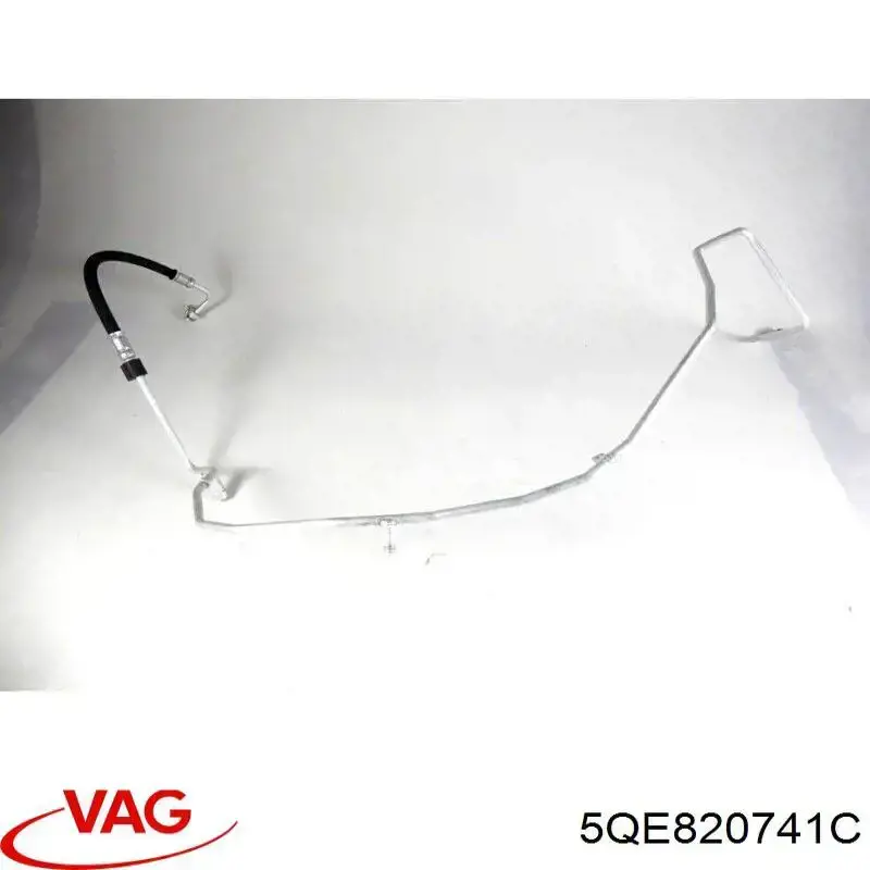 Шланг кондиционера, от радиатора к испарителю VAG 5QE820741C цена, от 49.41 USD