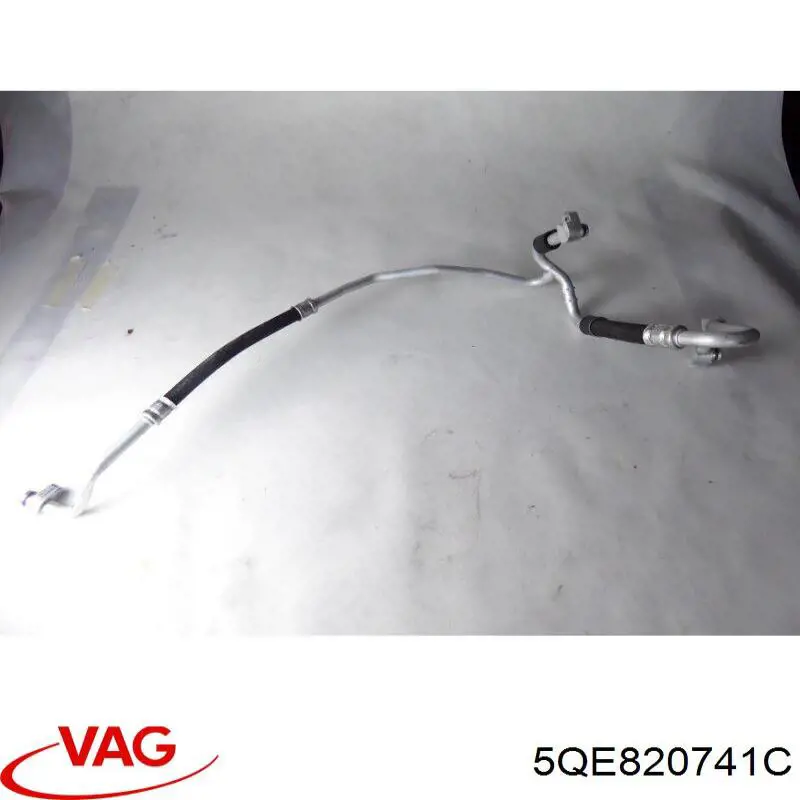 Купить 5QE820741C VAG Шланг кондиционера, от радиатора к испарителю