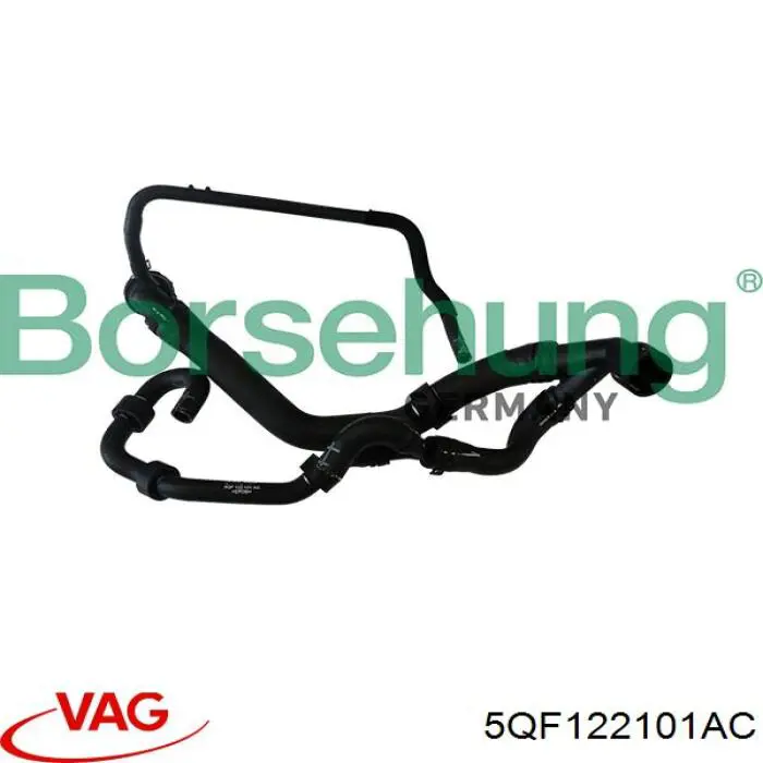 Шланг радиатора охлаждения VAG 5QN122101AD цена, от 47.72 USD