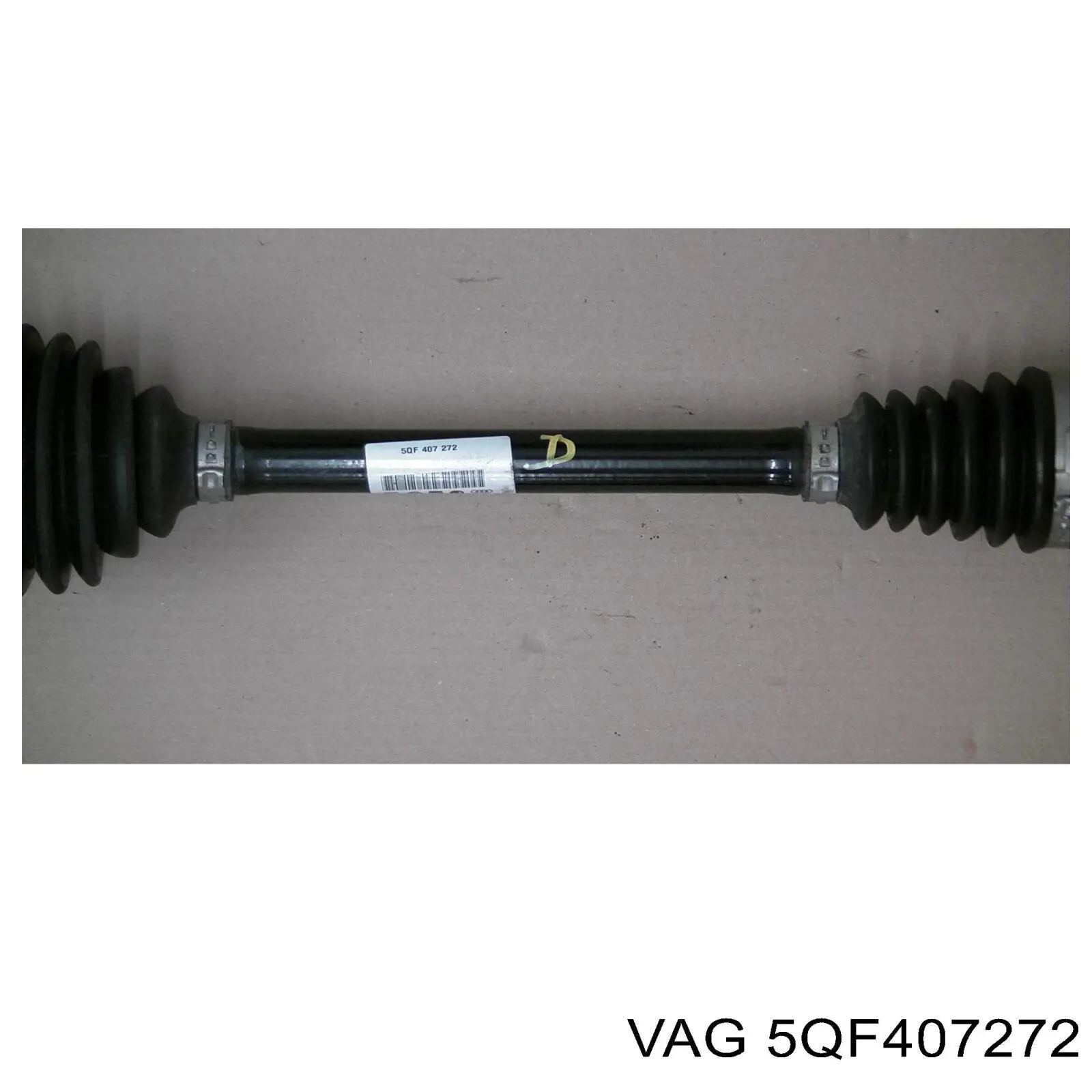 5QF407272K VAG Полуось передняя, правая