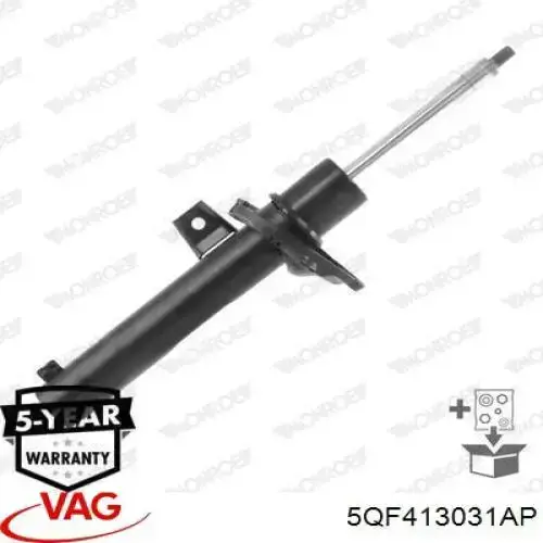 Купить 5QF413031AP VAG Амортизатор передней подвески