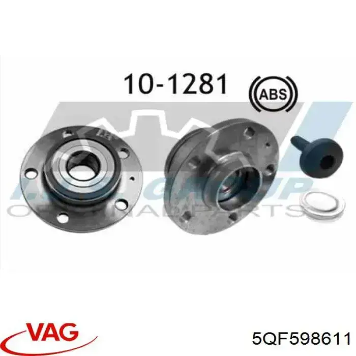 Ступицы задних колес VAG 5QF598611 цена, от 38.01 USD