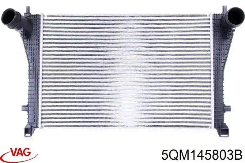 5QM145803B VAG radiador de intercooler