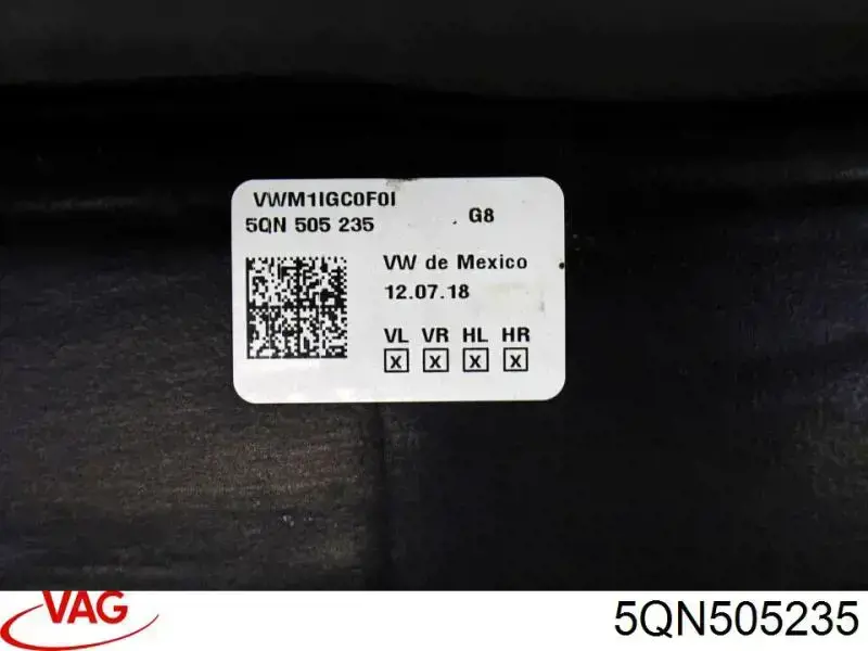 Купить 5QN505235 VAG Оси полуприцепов и прицепов