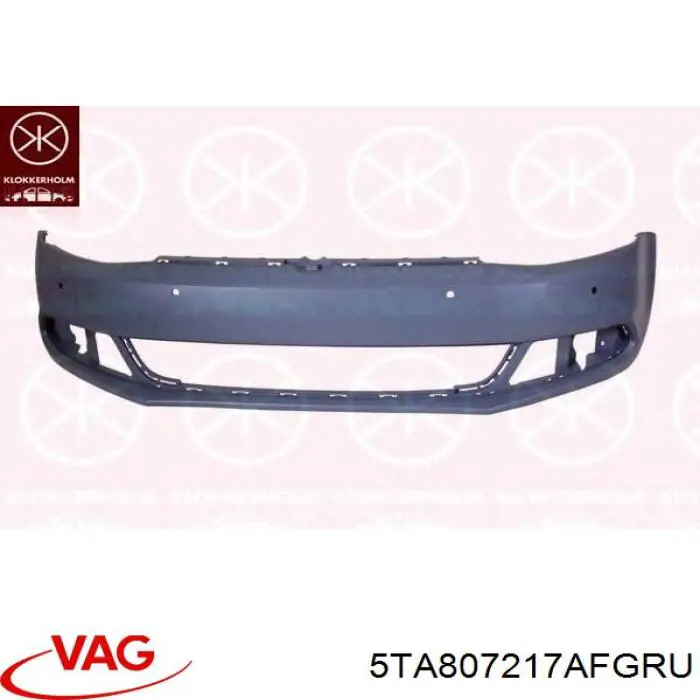 5TA807217AF VAG Бампер передний в сборе