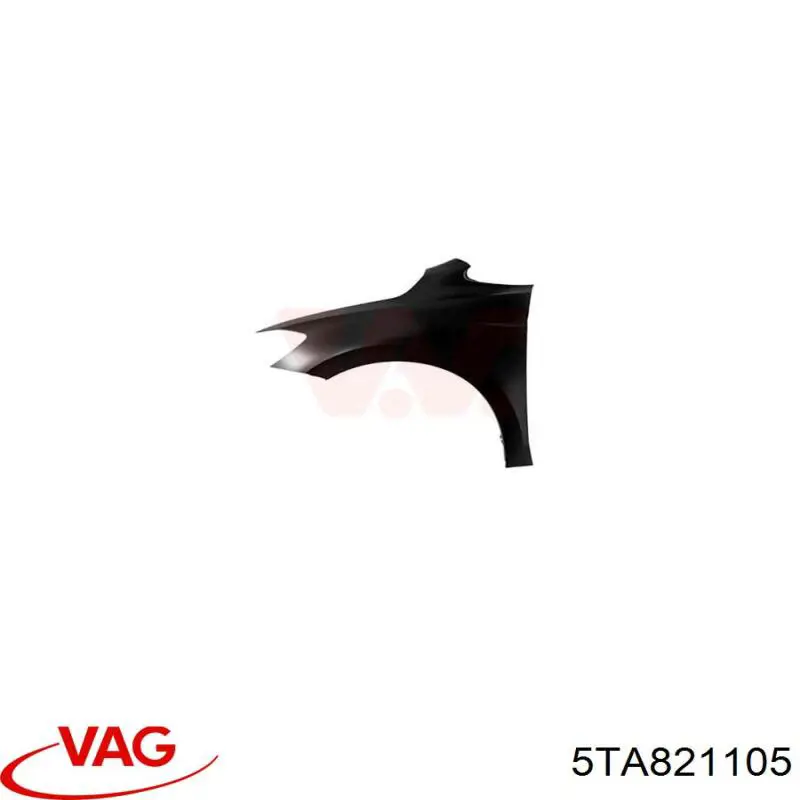Pára-lama dianteiro esquerdo VAG 5TA821105 preço, a partir de 177,82 USD