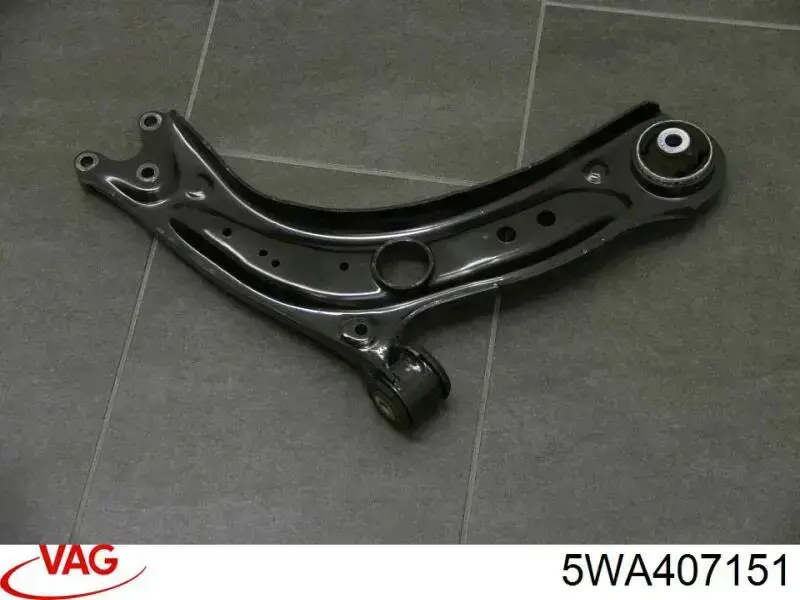 Рычаг передний нижний левый VAG 5WA407151